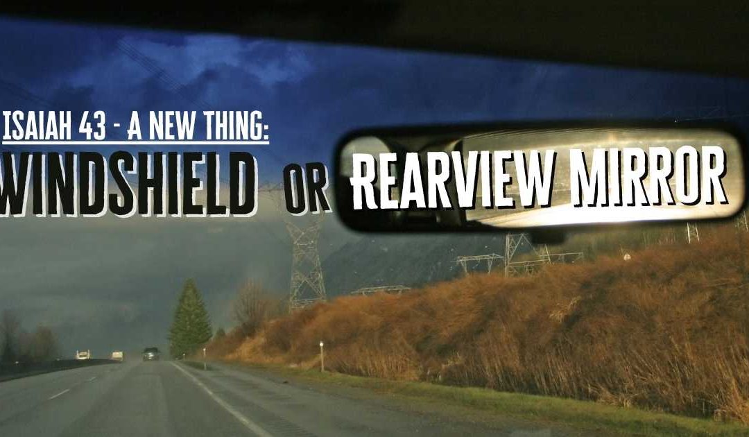 Windshield or Rearview Mirror